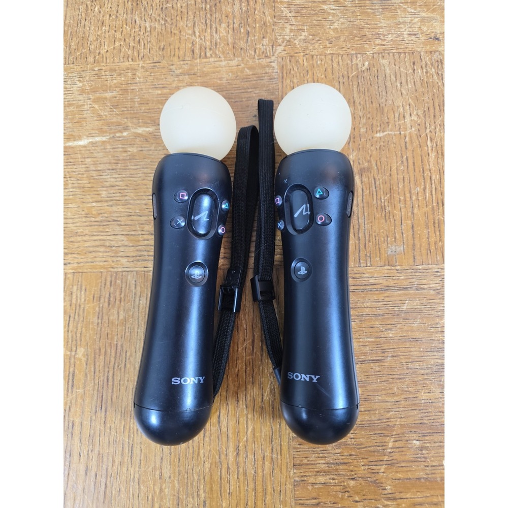 Sony PlayStation VR Move Motion Controllers Lot 2 Tested CECH-ZCM1U PS4 PS3